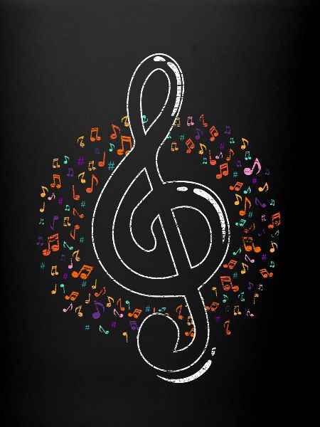 Clef music notes