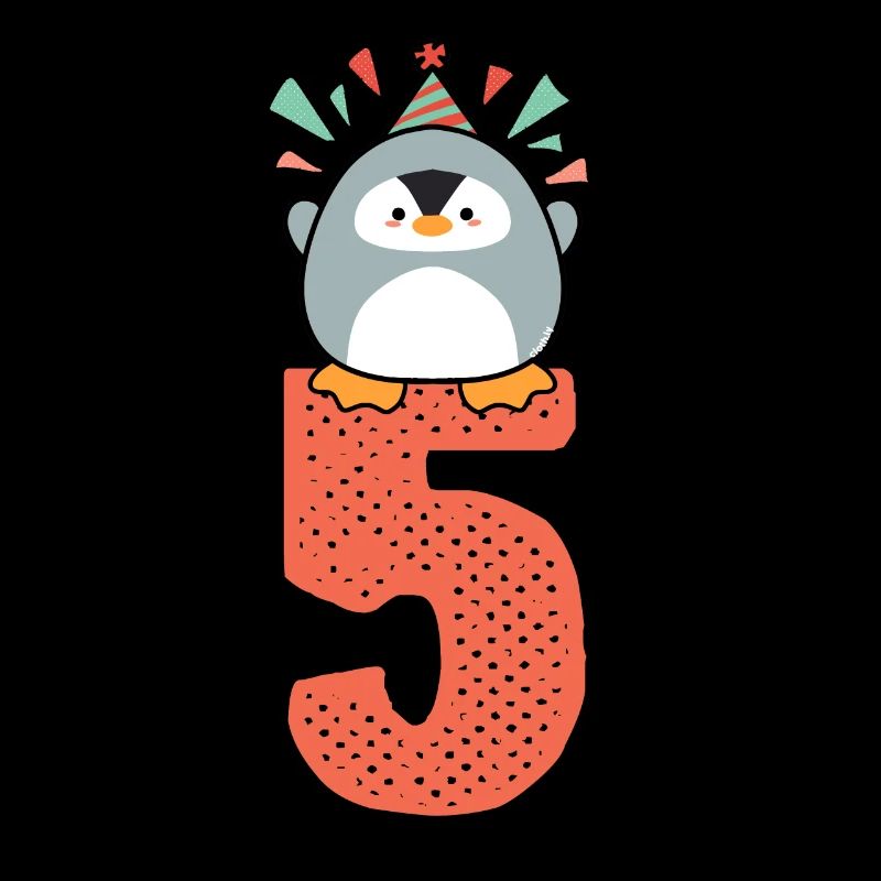 Pinguin 5. Geburtstag Mädchen