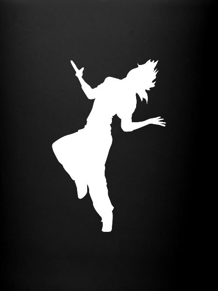 Silhouette de danseur danseur