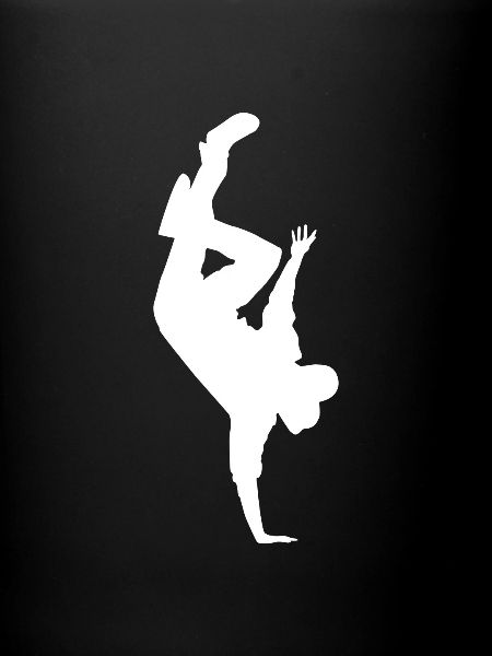 Silhouette de danseur danseur