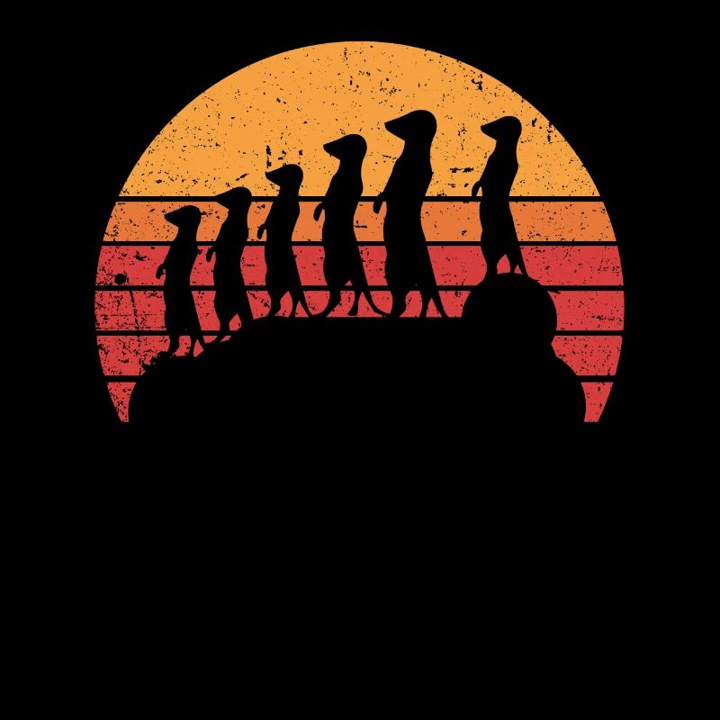 Suricate silhouette de suricate