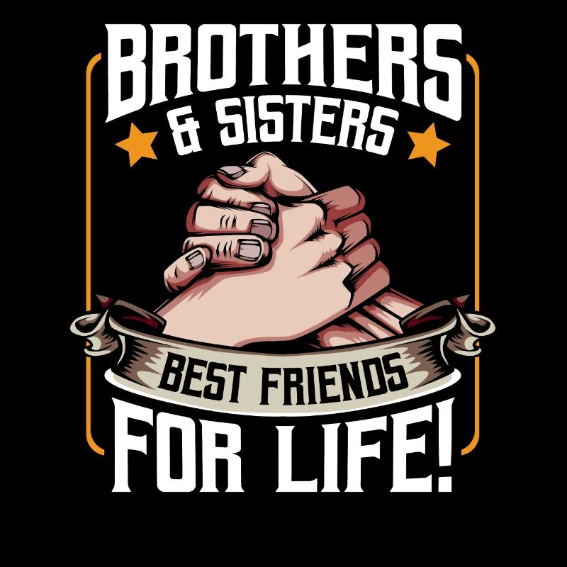 Bruder Und Schwester Beste Freunde Spruch Geschenk