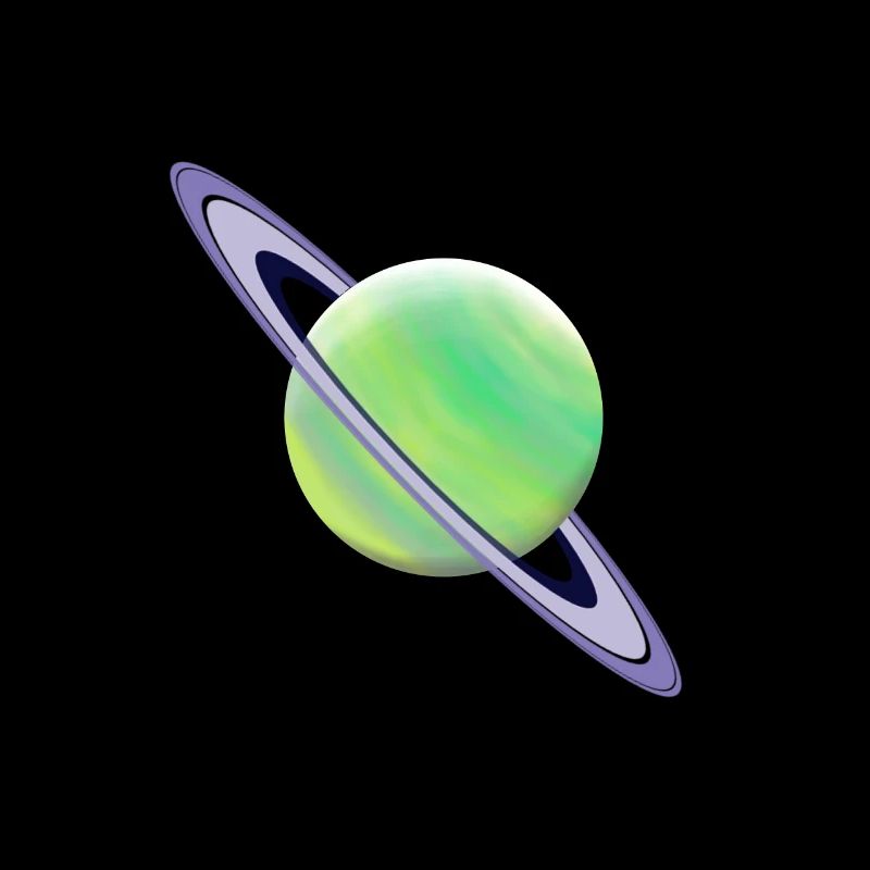 Planète Saturne Espace