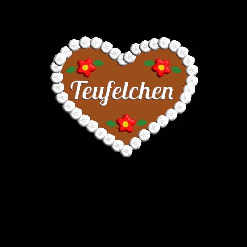 Teufelchen Lebkuchenherz Trachten Geschenk
