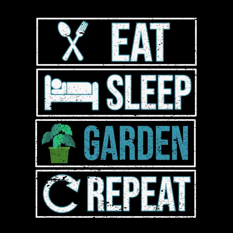 manger dormir le jardin répéter