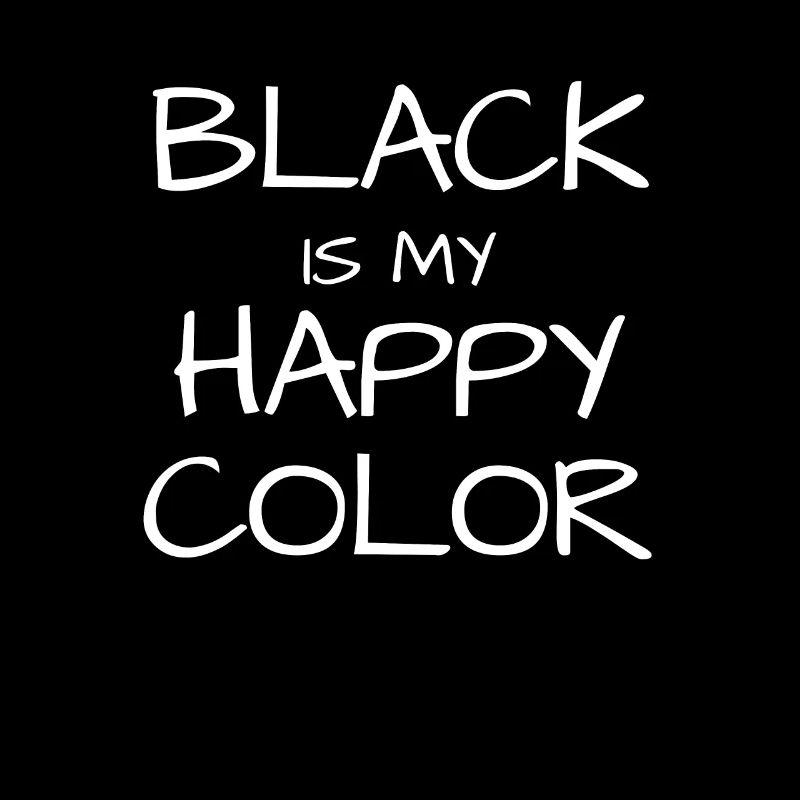 Noir couleur préférée Couleur Drôle