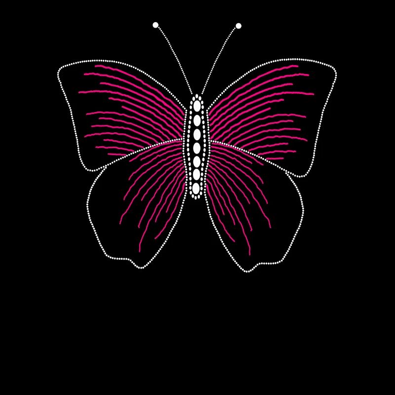 Butterfly sequins PINK, gift