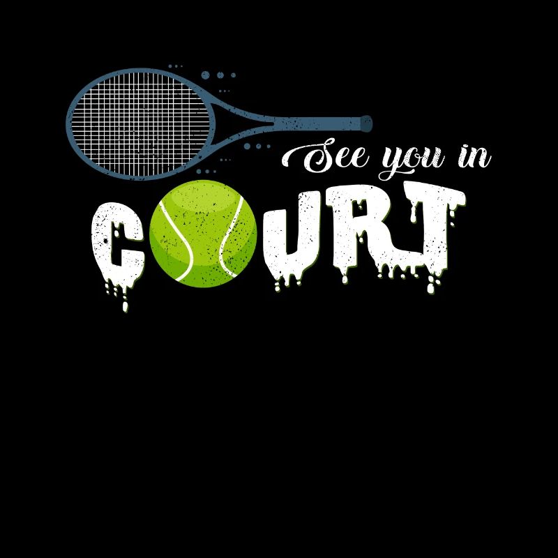 Tennisspieler Cool Statement Spruch Geschenkidee