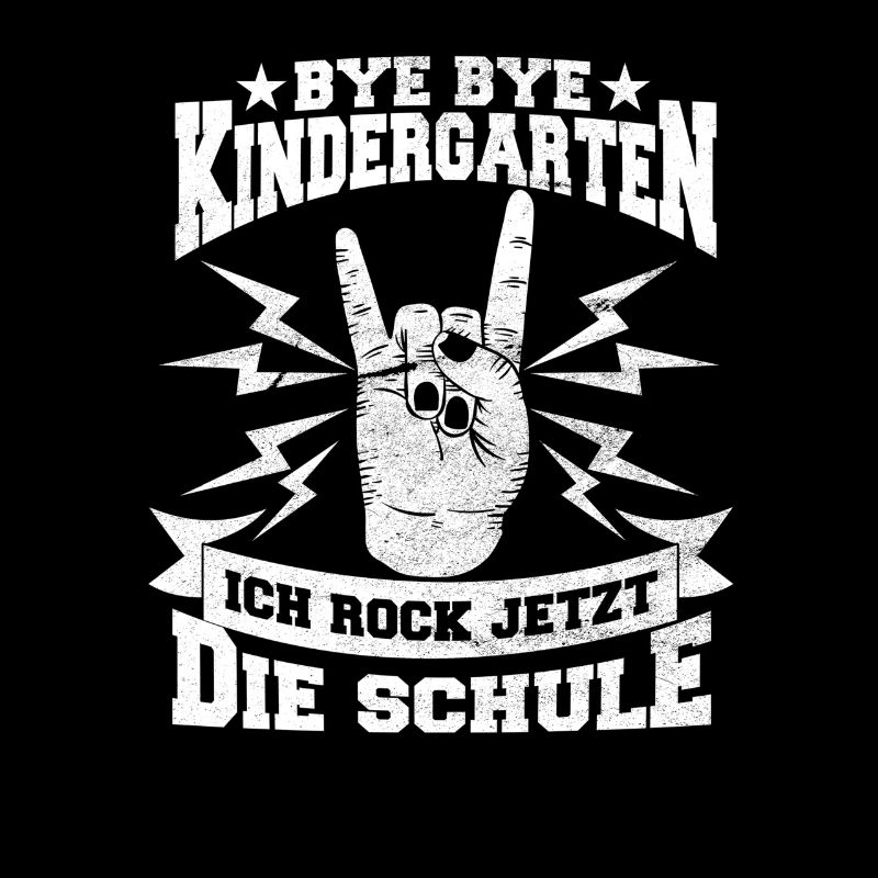 Erstklässler Schule Rocken Einschulung Spruch