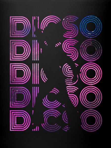 Disco music dancing