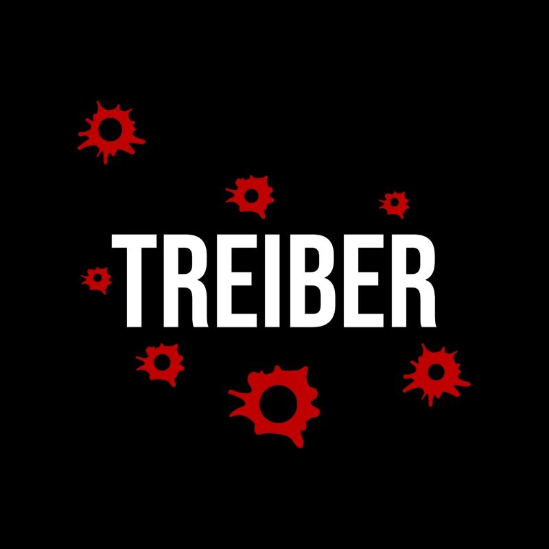 Lustiges Treiber Tshirt mit Einschußlöchern