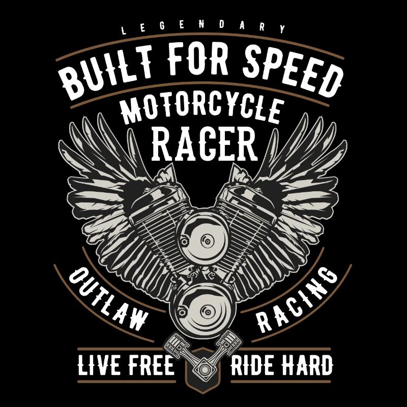 Moteur de motard de course de moto