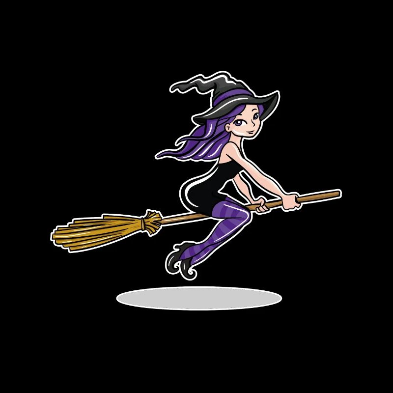 Witch On Broom