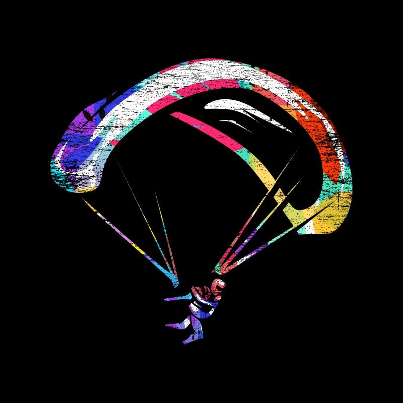 Paraglider flying gift