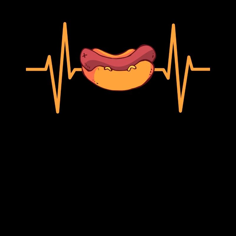 Cadeau de restauration rapide moutarde saucisses saucisses Hotdog