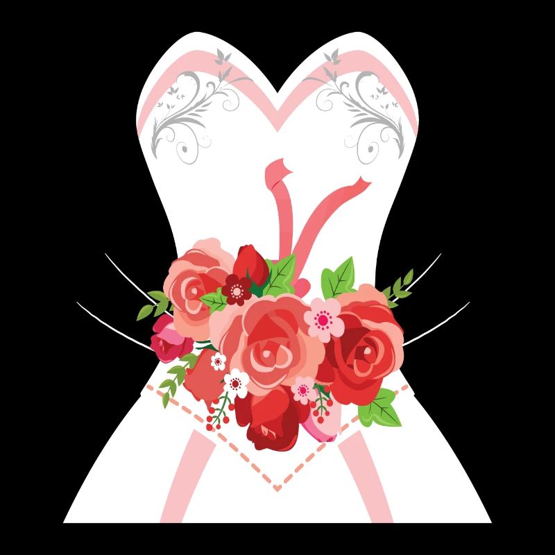 Conception simple de robe de mariage pour les douches nuptiales