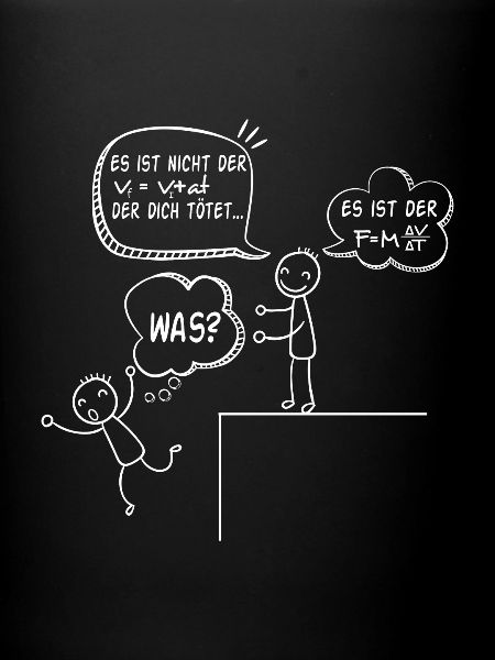 Physiker Formel Fall