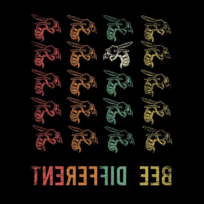 Bee Different saying beekeeper beekeeper bee bees