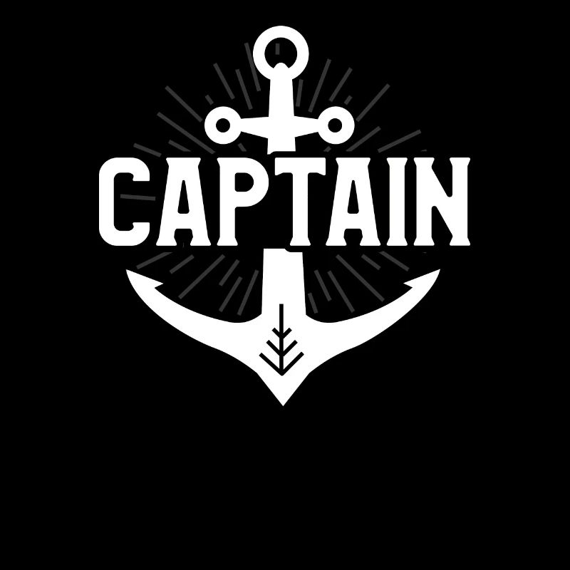 Capitaine mignon Ancre Je suis le capitaine de ce bateau