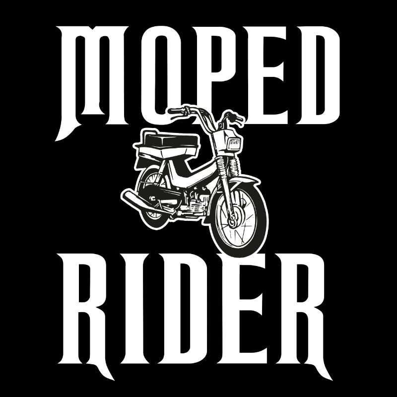 Moped Rider Mofa