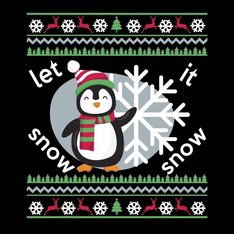 Pingouin Cadeau de Noël