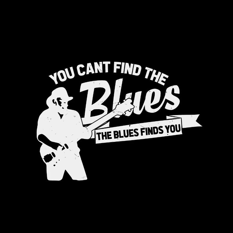 Der blues wird dich finden Geschenkidee Musik