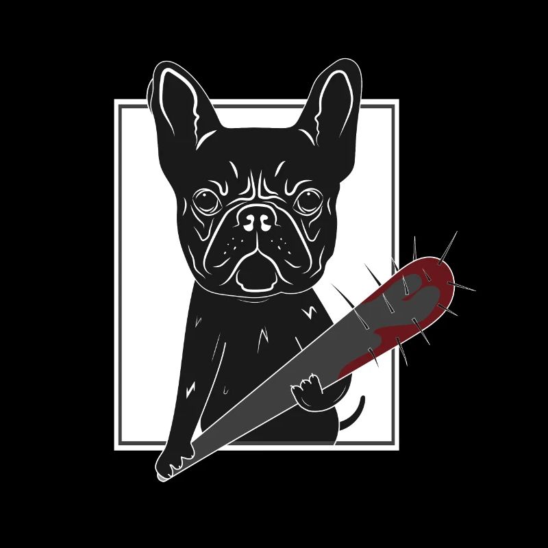 Bouledogue français en colère