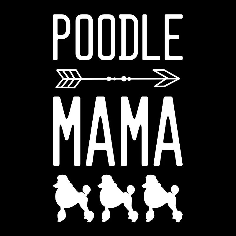 Pudel Mama Hund Mutter