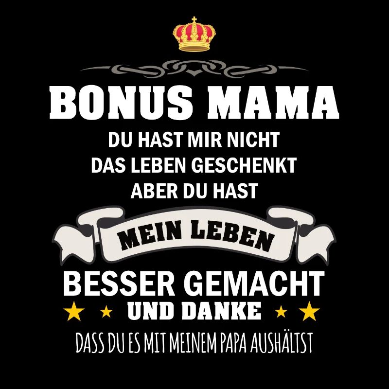 Bonus Mama Stiefmutter Stiefmama Geschenkidee