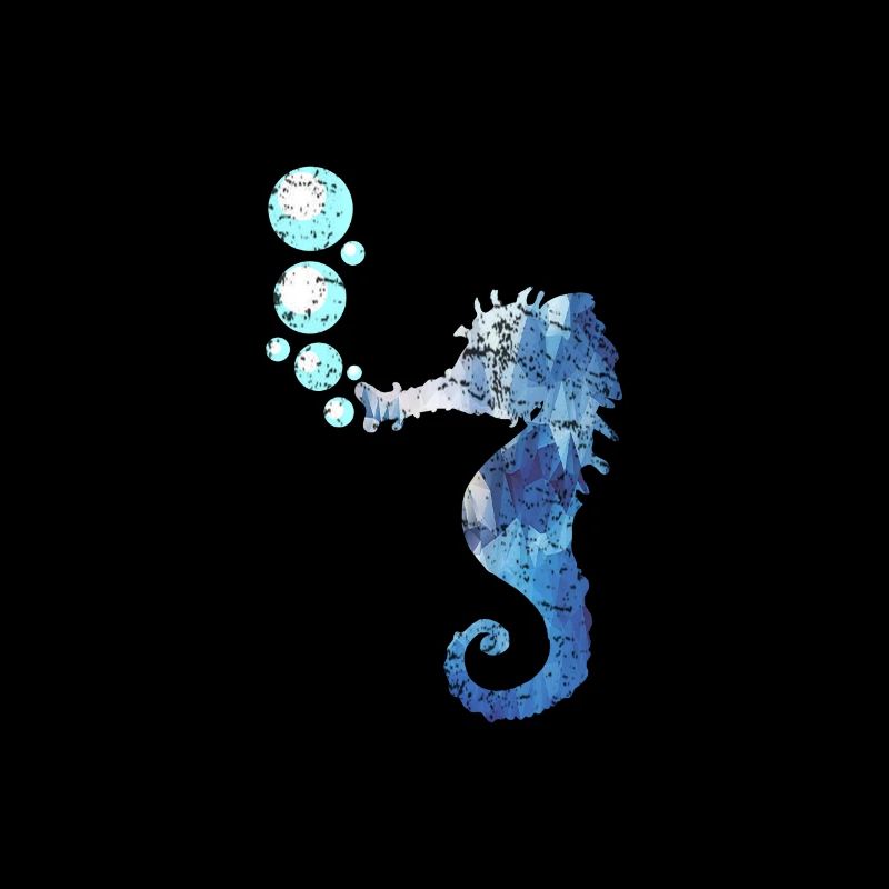 Hippocampes créatures marines