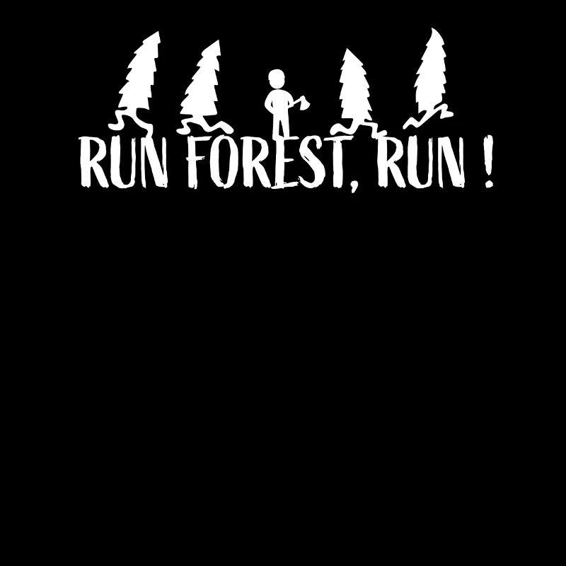 Run Forrest Run Bûcheron Sapin de Noël