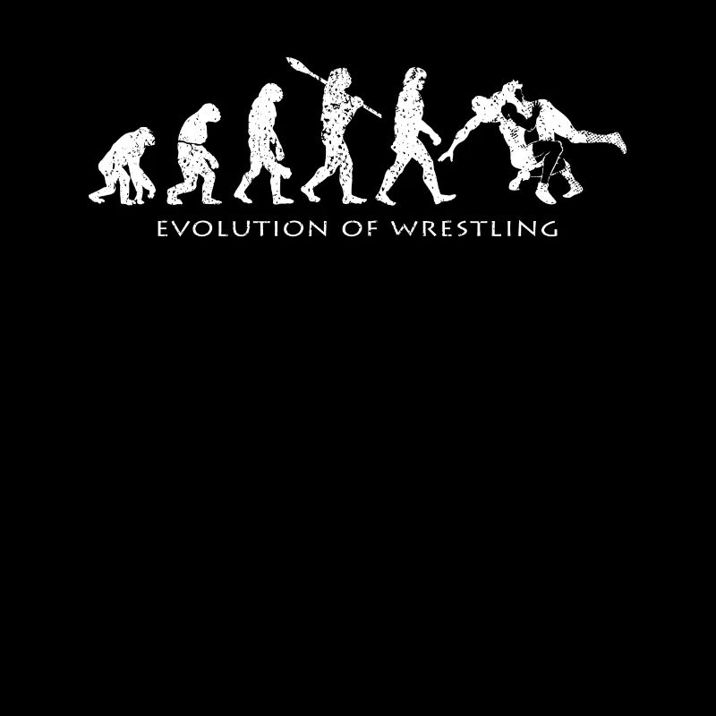 Wrestling Evolution Silhouette Wrestler Geschenk