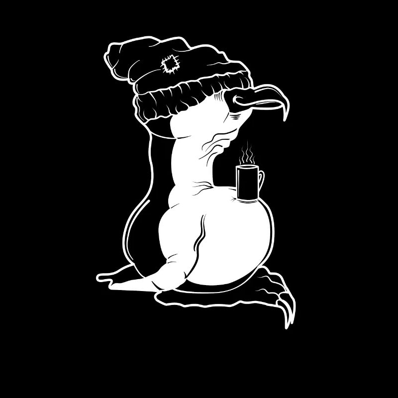 Tux Linux Pinguin Kaffee Pause Computer Freak Nerd