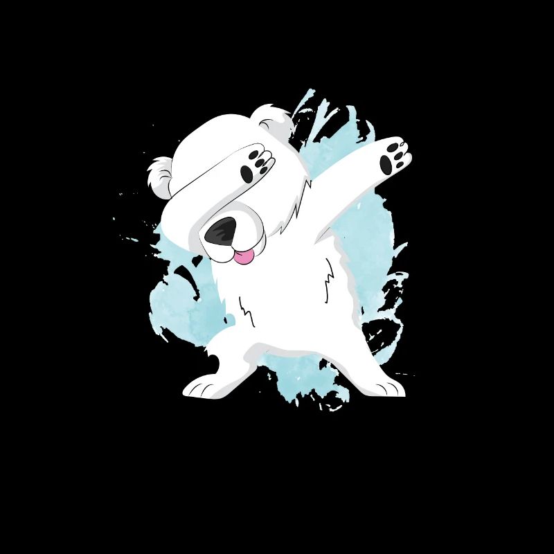 Christmas Polar Bear Dab Polar Bear Dabbing