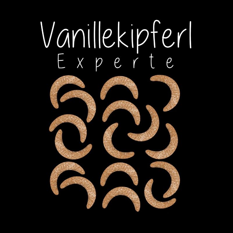 Lustiges Motiv mit Spruch: Vanillekipferl Experte!