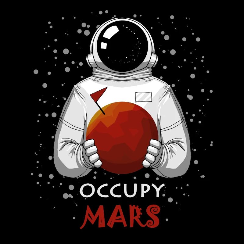 Occupy Mars Shirt Space Exploration Terraform Plan
