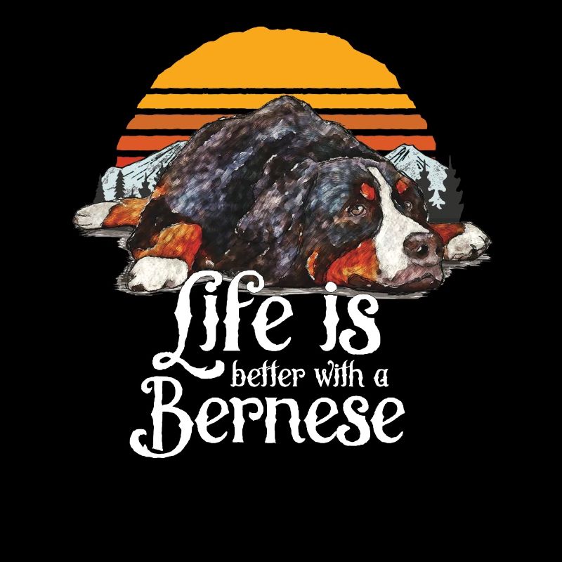 Retro Bernese Mountain Dog Gift