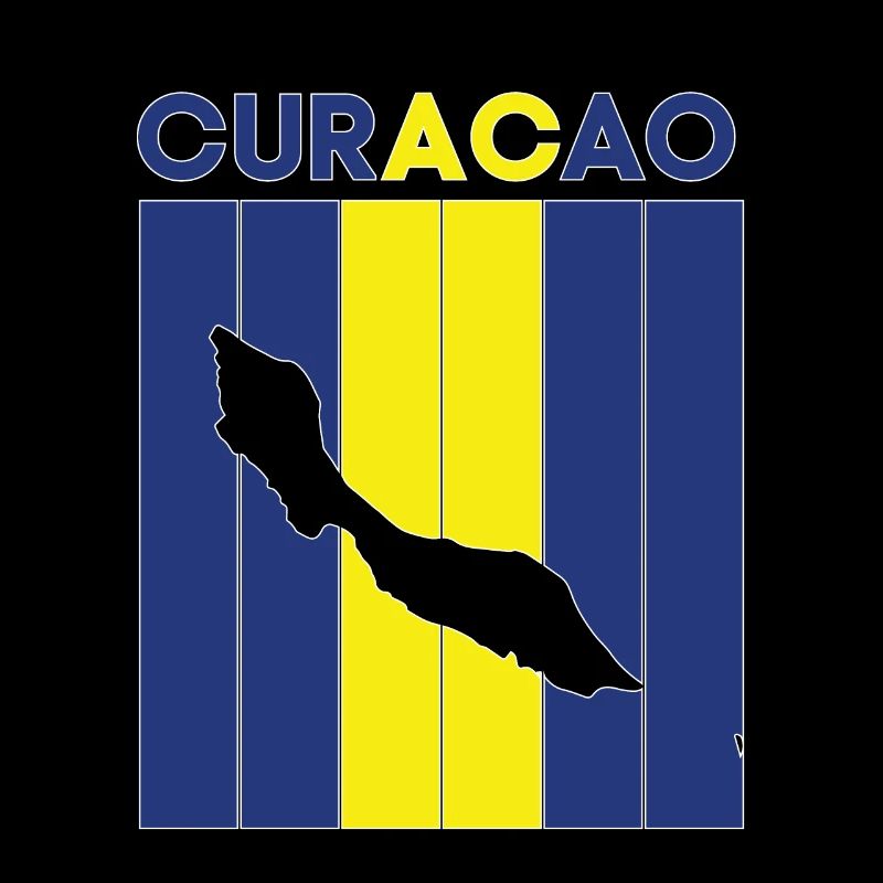 Frontière nationale et drapeau de Curaçao