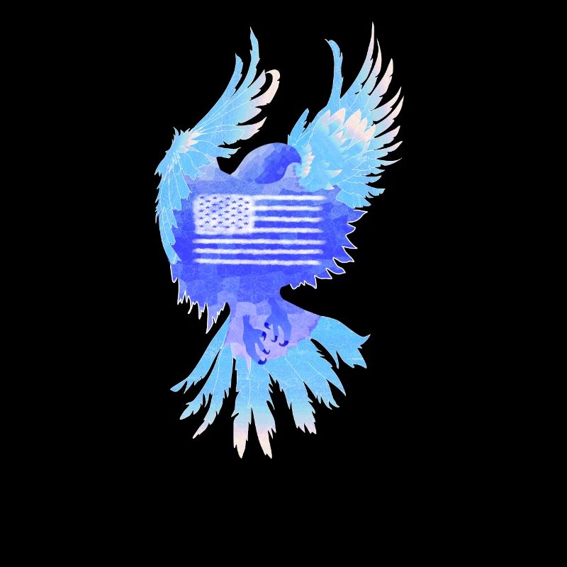 Drapeau américain USA eagle