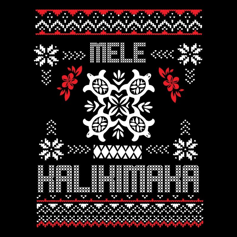 Pull de Noël laid Mele Kalikimaka