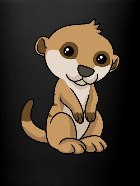 Suricate dessin animé suricate