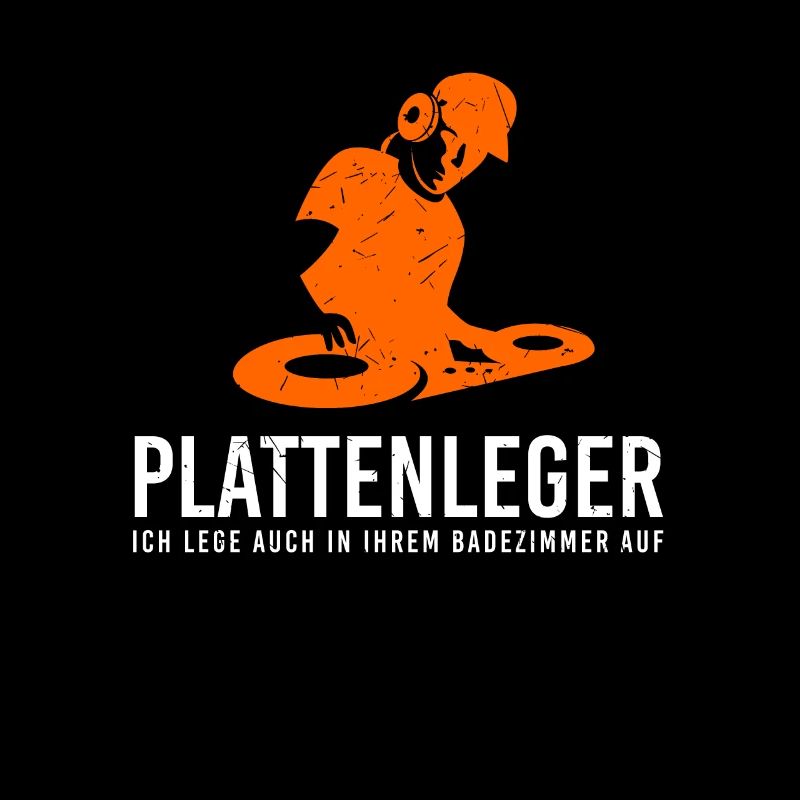 Handwerker Fließenleger Dj Musiker Techno