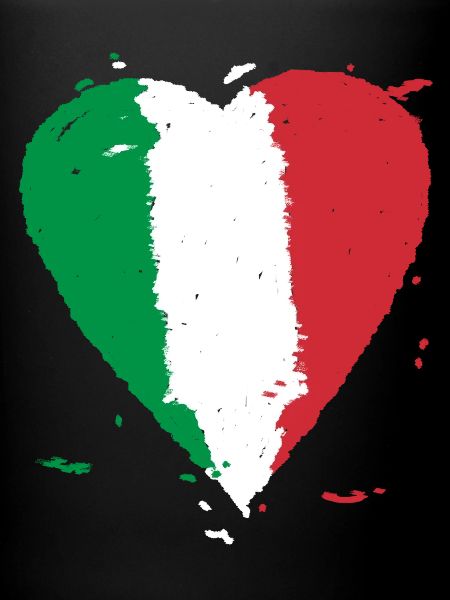 Coeur drapeau Italie