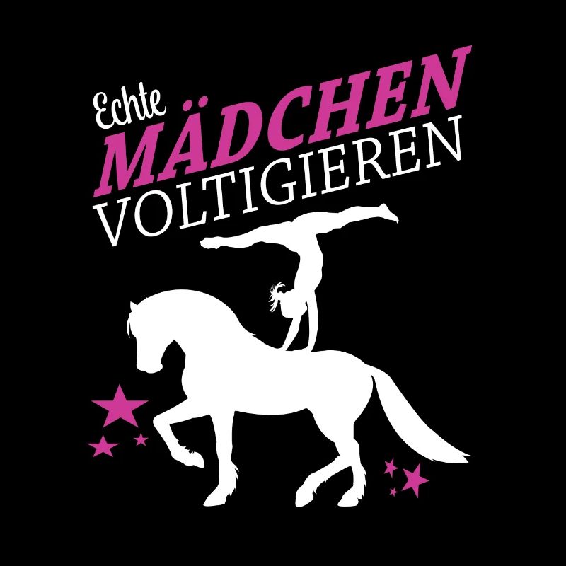 Echte Mädchen Voltigieren I Volti Spruch