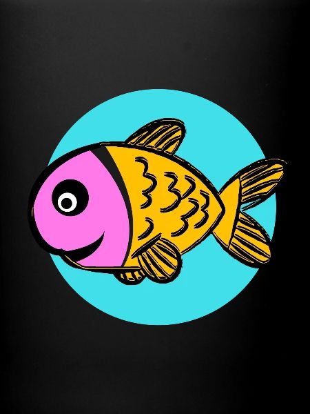Bunter Comic Fisch