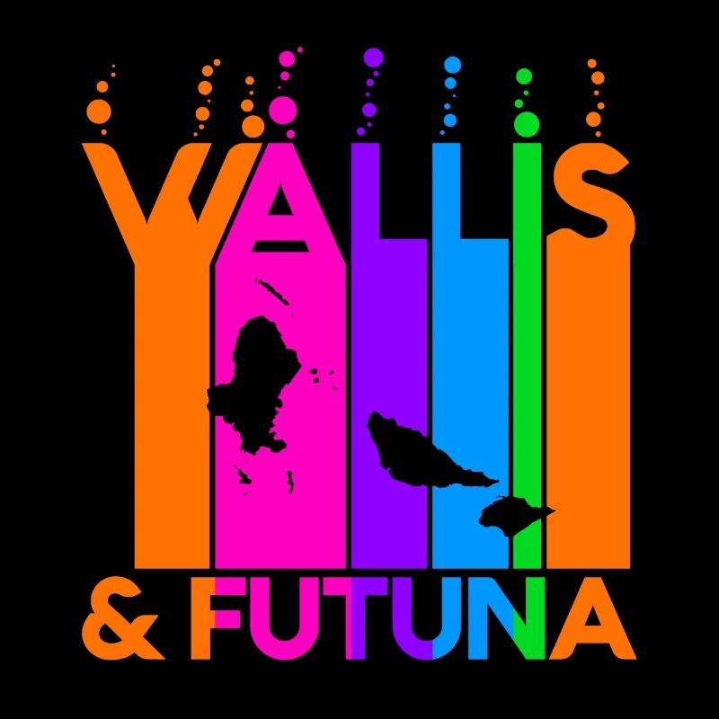 Wallis _ Futuna Colored bubbles and bubbles