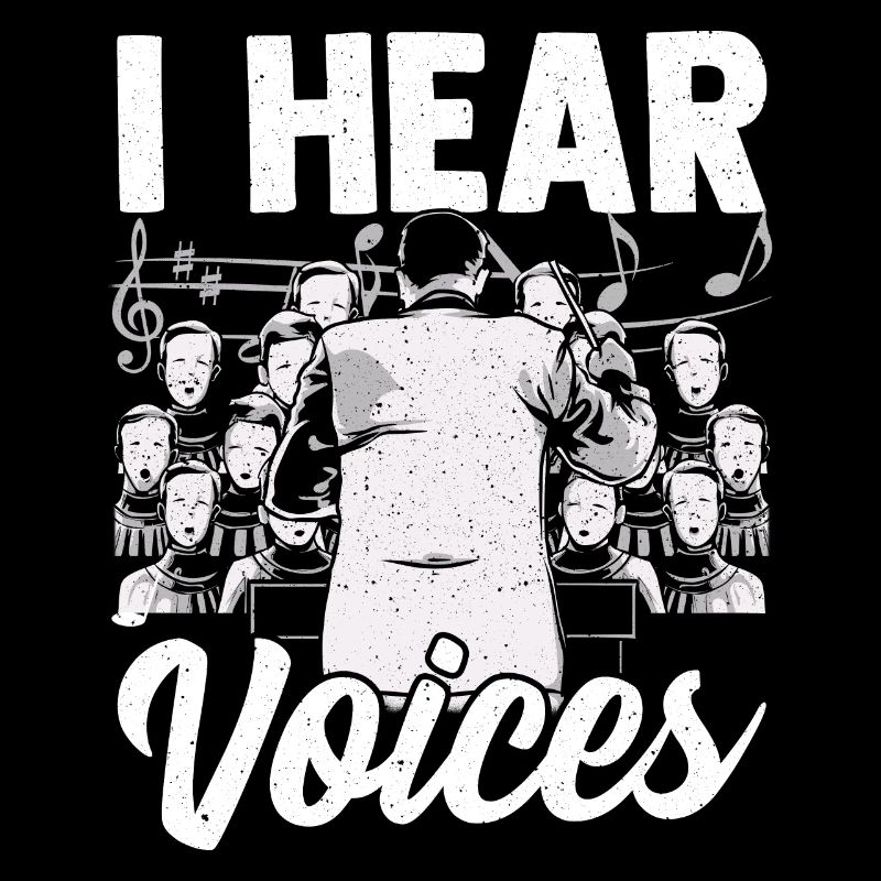 Chor Ich Höre Stimmen Chorleiter Dirigent