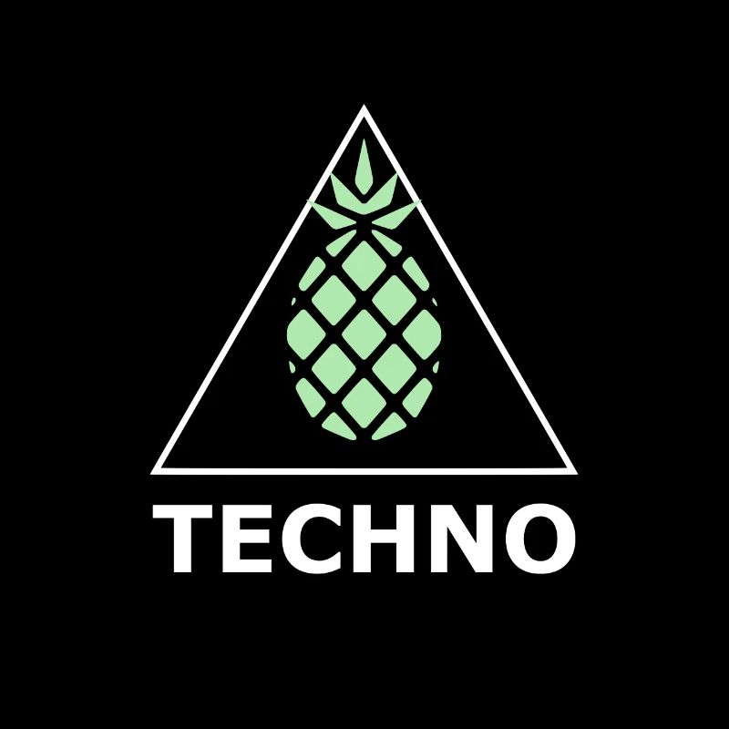 Techno Dreieck Ananans