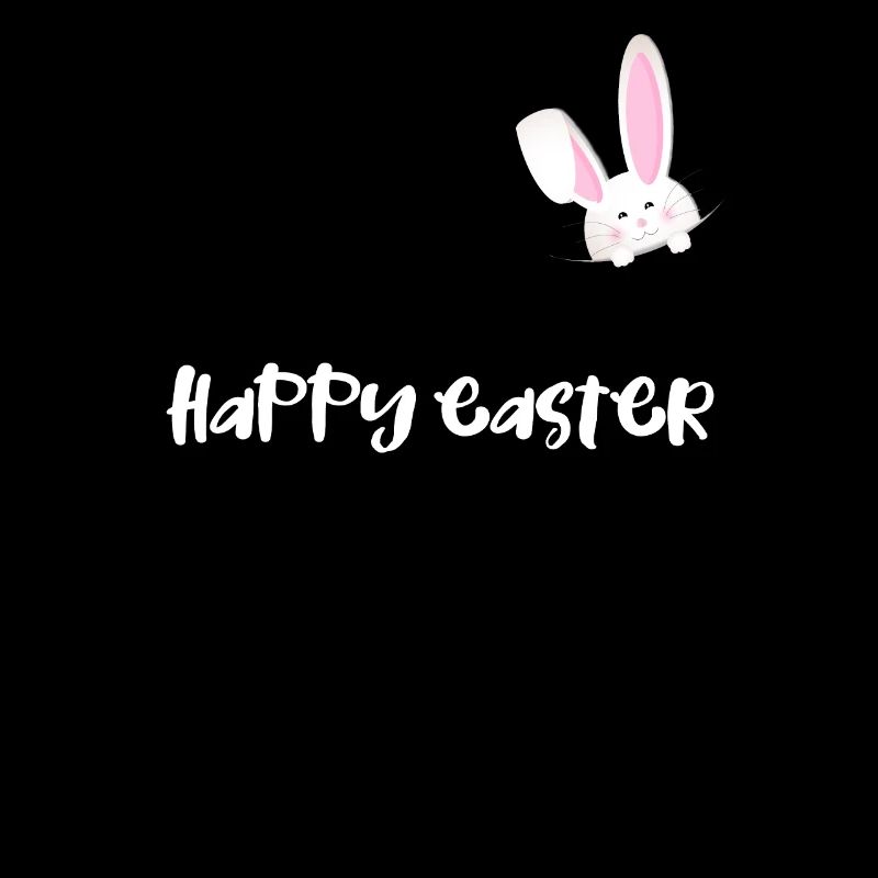 Happy Easter Happy Easter rabbit in pocket