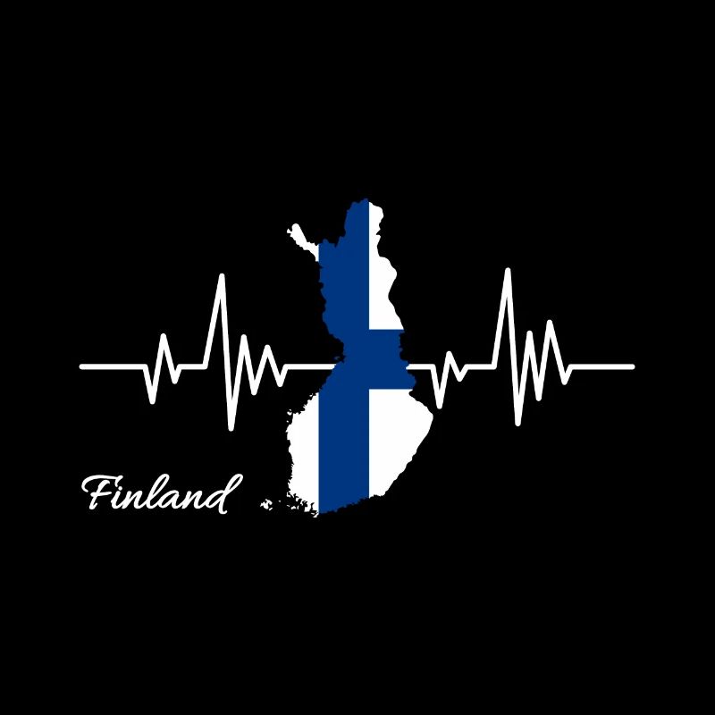 Finnland Herzschlag Geschenkidee